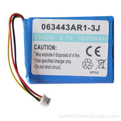Li-polymer Rechargeable Battery, 7.4V, 3,500mAh with PCB and 10K NTC, Lead-out Wires